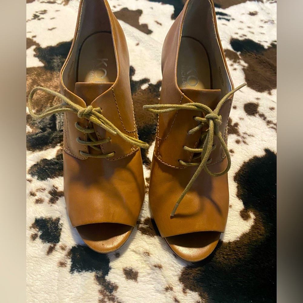 Michael Kors peek a boo booties